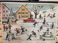 Vintage Wandkarte Winter Nordrhein-Westfalen - Unna Vorschau