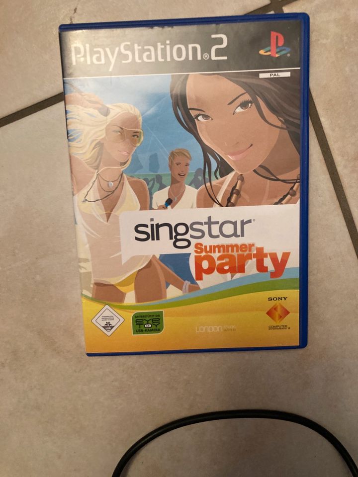 Singstar PS2 PS3 Pop-Hits, Aprés Ski Hits Summer Party, Mikrofone in Asperg