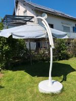 Easy Sun Parasol Schirm weiß grau mit Fuß Saarland - Tholey Vorschau
