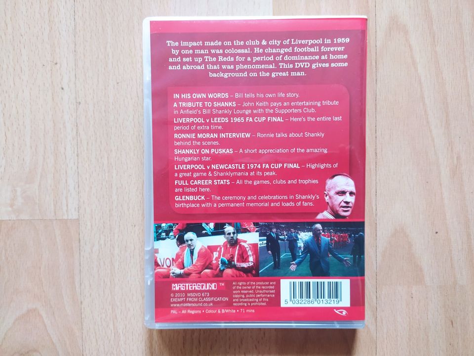 Liverpool FC DVD + Booklet "The Shankly Era" neuwertig in Viersen