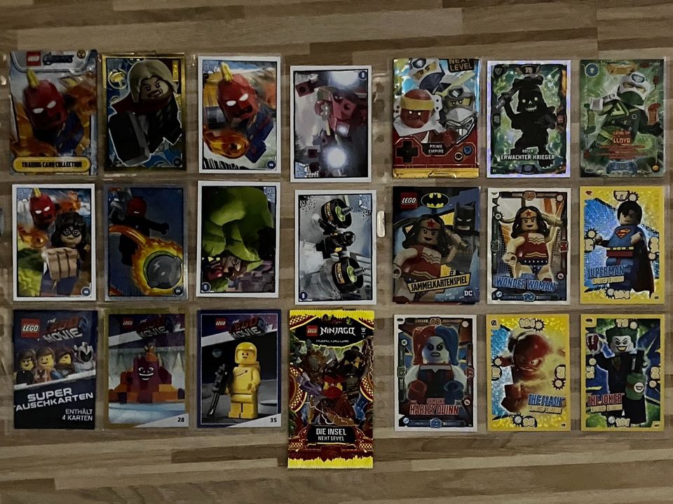 Lego trading card Sammlung Marvel Ninjago DC in Augsburg