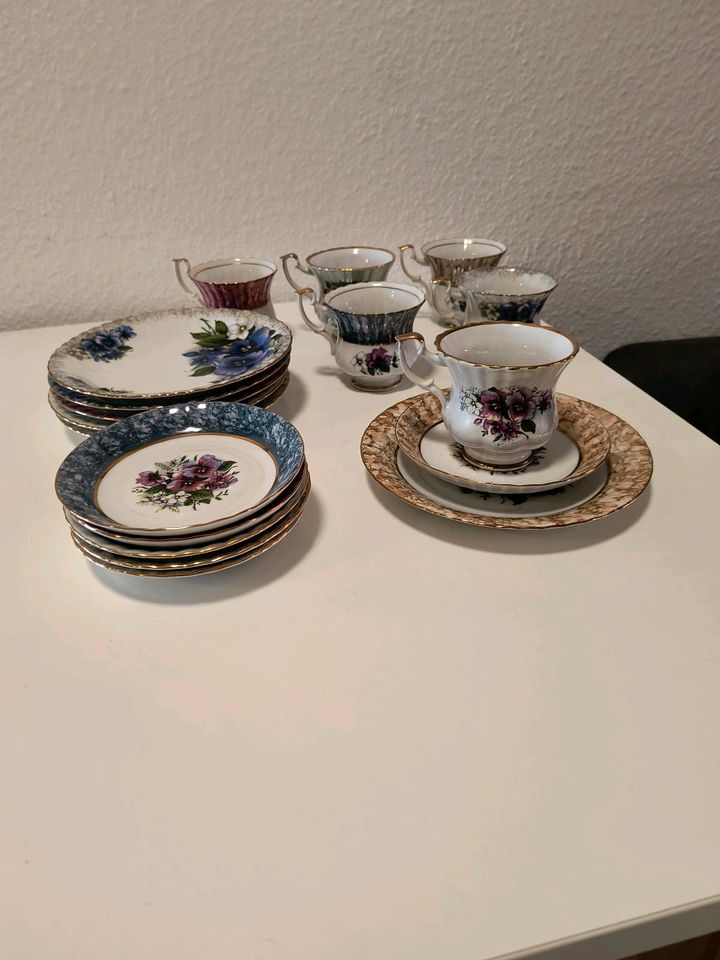 Vintage Teetasse Chodziez mit Ablage teller Qualität Porzellan in Calbe (Saale)