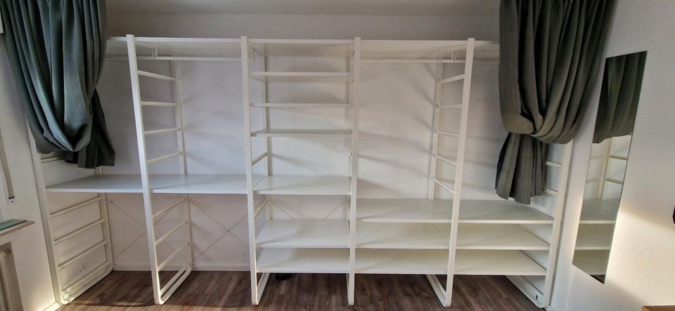 ELVARLI, Ikea Kleiderschrank, Regalsystem, weiß, in Pulheim