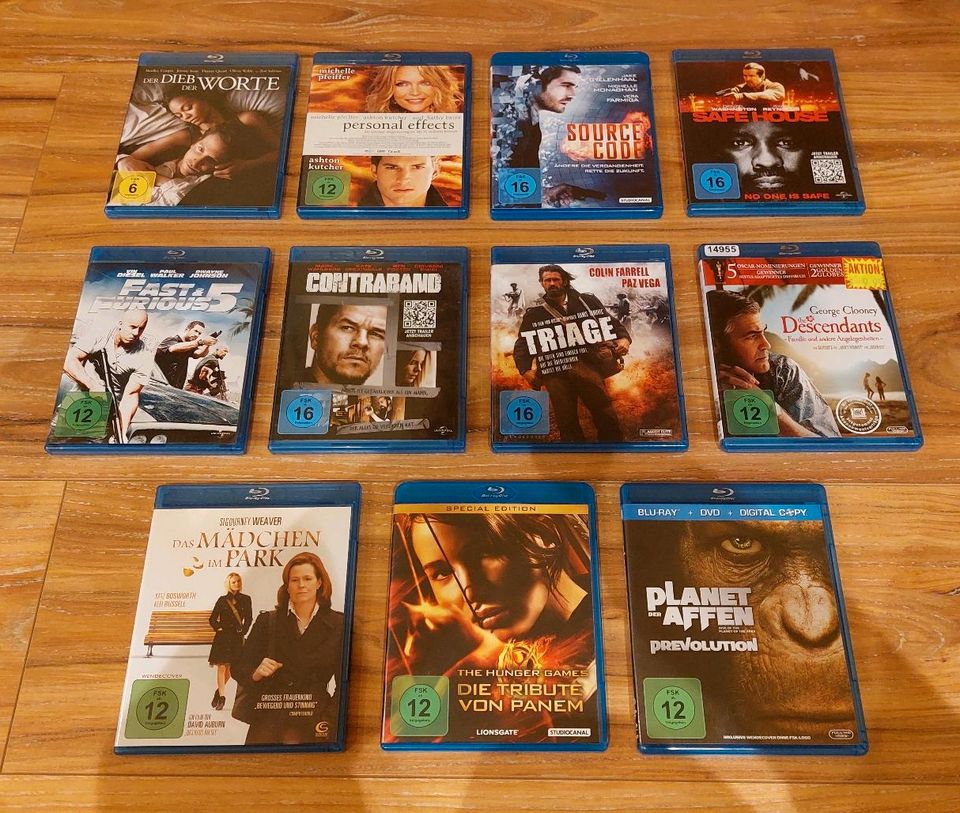 Bluray Blu-Ray Sammlung 11 Stück DVD Filme in Wuppertal