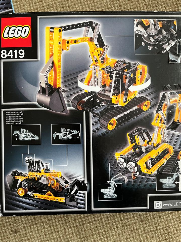 Lego Technic 8419 Kettenbagger mit OVP in Morschen