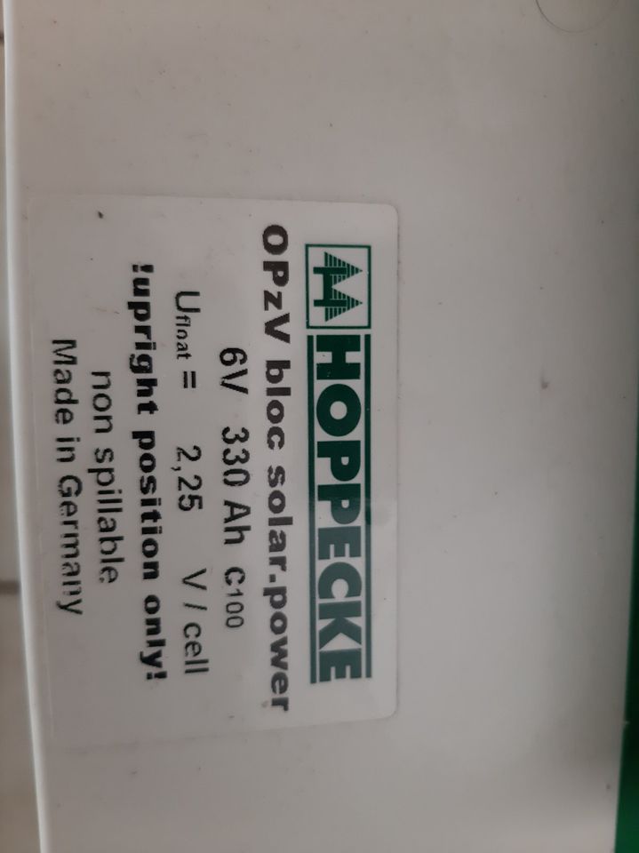 Hoppecke Batteriespeicher für Photovoltaik in Wanzleben