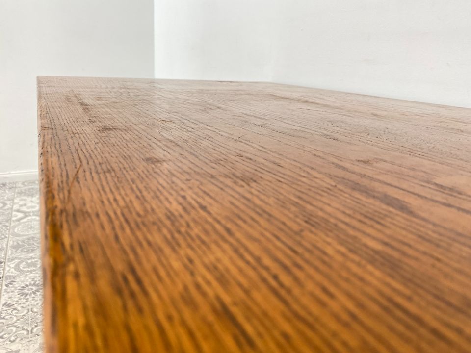 WMK Sehr schöner und sehr praktischer kleiner skandinavischer Schreibtisch aus vollem Holz mit 2 ausziehbaren Erweiterungsplatten # Arbeitstisch Desk Sekretär Kinderschreibtisch Mid-Century Vintage in Berlin