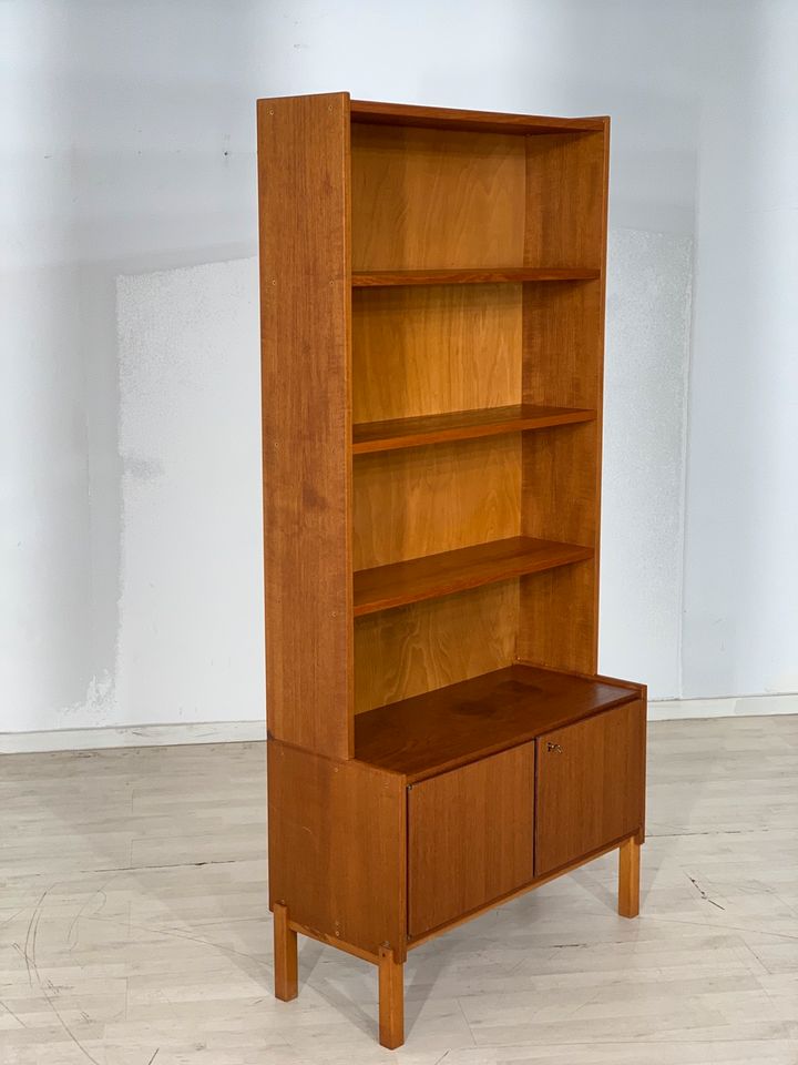 MID CENTURY TEAK REGAL BÜCHERSCHRANK BÜCHERREGAL HIGHBOARD VINTAGE in Berlin