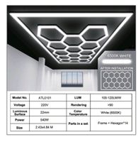 Hexagon LED Set Deckenleuchte Werkstatt Showroom Baden-Württemberg - Oedheim Vorschau