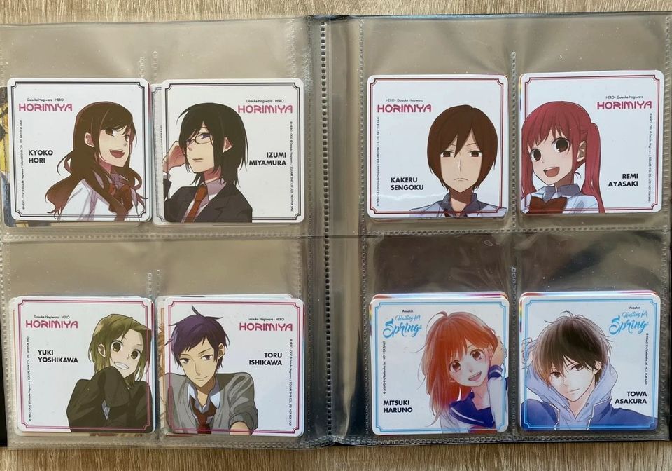 Match Me Cards Manga Karten komplett Sammlung 76 Stück im Album in Paderborn