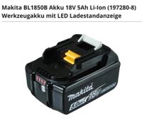 Eratzakku Wechselakku Makita BL 1850 B Neu LED Bayern - Stiefenhofen Vorschau