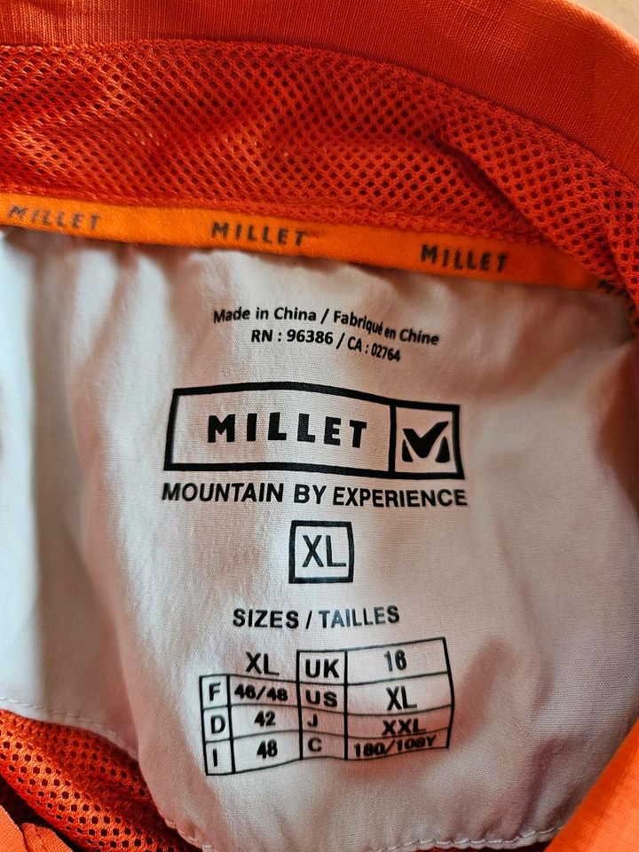 Millet Sport Bluse Wanderbluse Funktionsmaterial orange in Zwickau