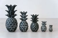 Pineapple Deko Ananas aus Holz in 5 Größen schwarz weiß ab 2,50€ Saarland - Kleinblittersdorf Vorschau