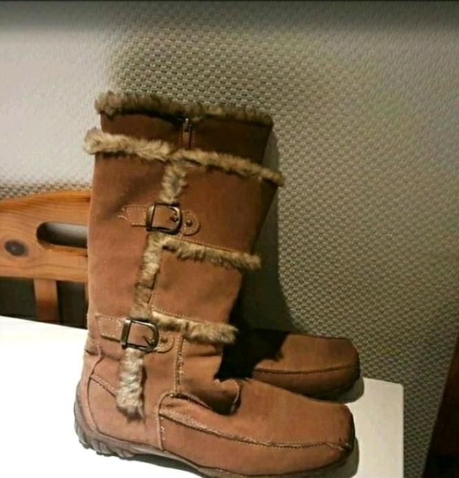 Wildleder Stiefel Gefüttert Braun Gr 39 in Berlin