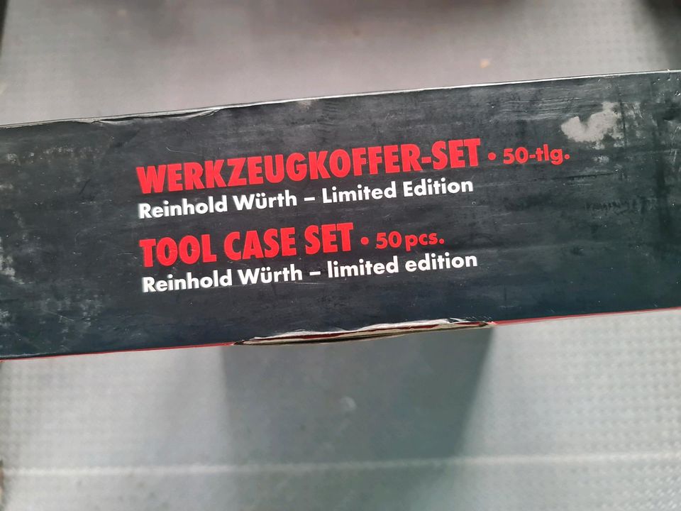 Würth Werkzeugkoffer Limited Edition 50tlg Werkzeugset Heimwerker in Bretzfeld