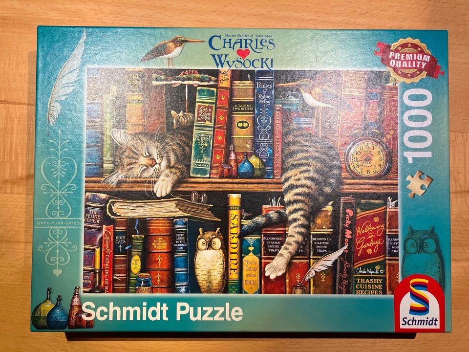 Schmidt Puzzle - 59991 - Katze, Frederick, der Literat; 1000 T in Witzenhausen