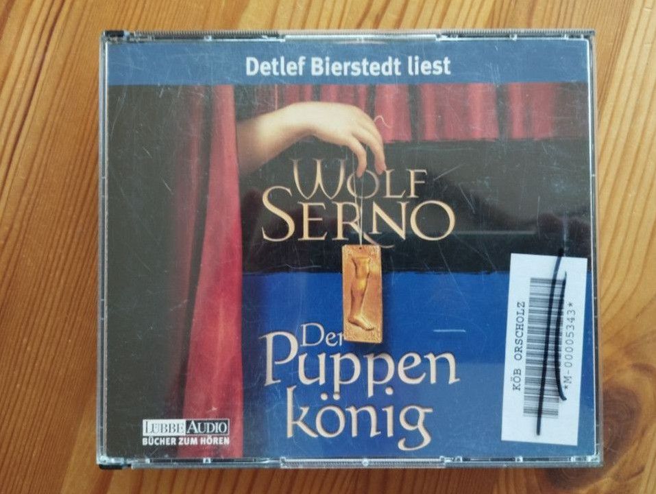 Hörbuch CD Wolf Serno, Der Puppenkönig, gel. v. Detlef Bierstedt in Murnau am Staffelsee