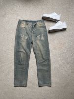 Jeans mit Stitching Grau Hessen - Dieburg Vorschau