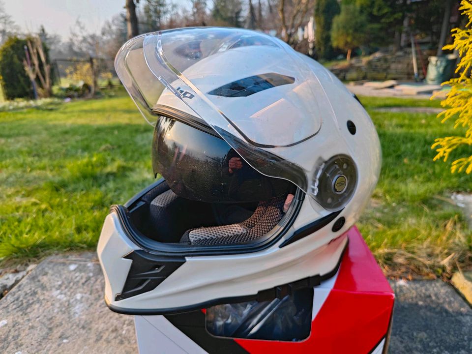 Motorrad Helm in Oderwitz