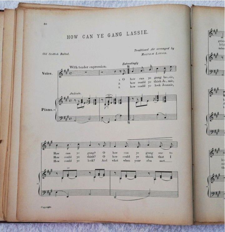 Songs of the North, ca. 1890, Schottische Lieder_Gesang + Klavier in Waiblingen