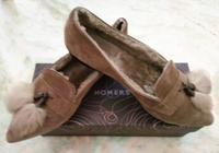 HOMERS Ballerinas Pumps innen Lammfell Gr 6,5 Taupe 2 cm Absatz Niedersachsen - Wildeshausen Vorschau