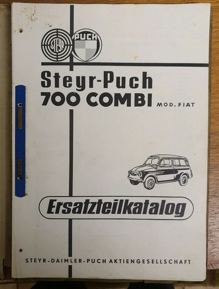 Originaler Ersatzteilkatalog Puch 700 Combi in Essen