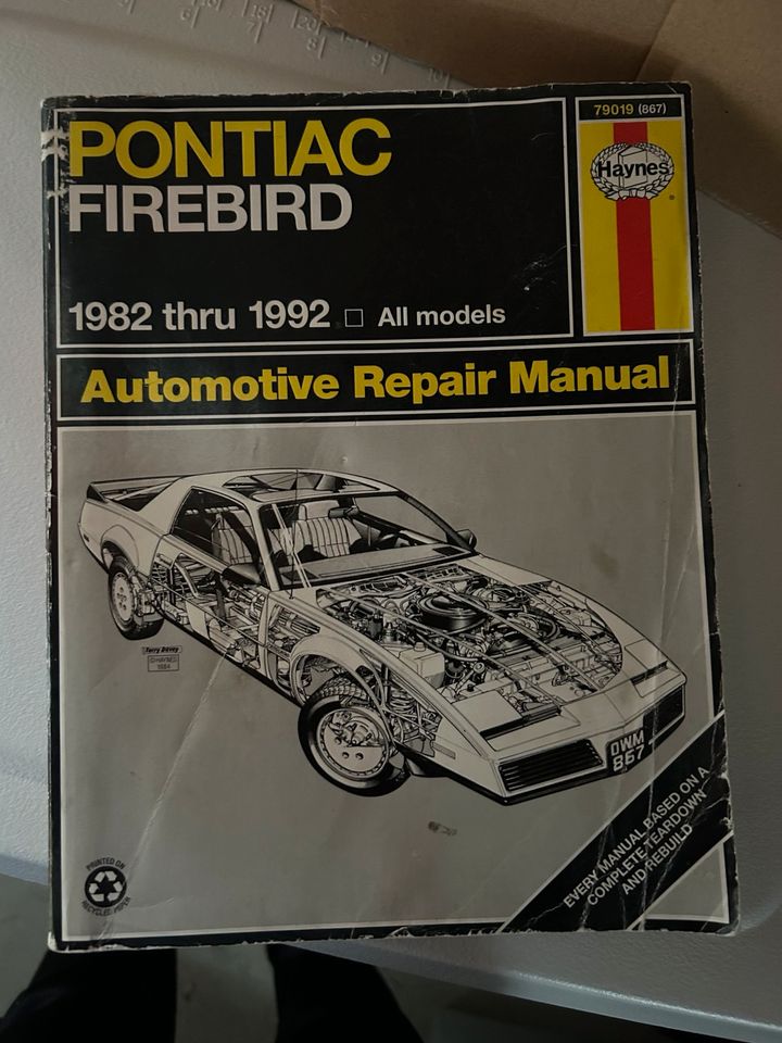 Reparatur Handbuch Pontiac Firebird Trans An in Fulda