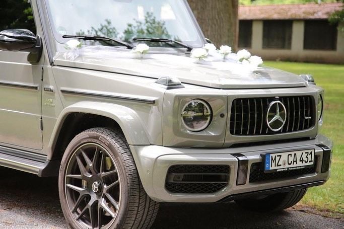 Mercedes G63 AMG mieten in Mainz, classicgrau Maximalausstattung! in Mainz