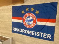 ❤️FC Bayern München❤️ Fahne Rekordmeister neuwertig 1,40 x 1,00 m Schleswig-Holstein - Satrup Vorschau