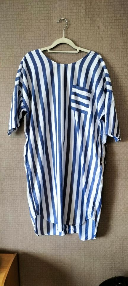 Kleid Shirtkleid von Fay Gr. 40 blau weiß gestreift in Zeitlofs