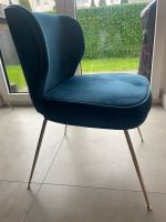 Stühle x 6 Polsterstuhl aus Samt Nachtblau von NV Gallery Bayern - Goldbach Vorschau