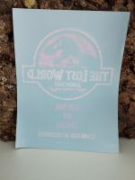 The Lost World Jurassic Park Vinyl Fensteraufkleber 1997 Logo Schleswig-Holstein - Borgstedt Vorschau