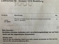 Display Schutzfolie für Amazon Fire HD 8 Kids München - Allach-Untermenzing Vorschau