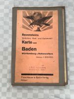 Ravensteins Karte Baden antik Deutsches Reich Drittes  Oldtimer Nordrhein-Westfalen - Leverkusen Vorschau