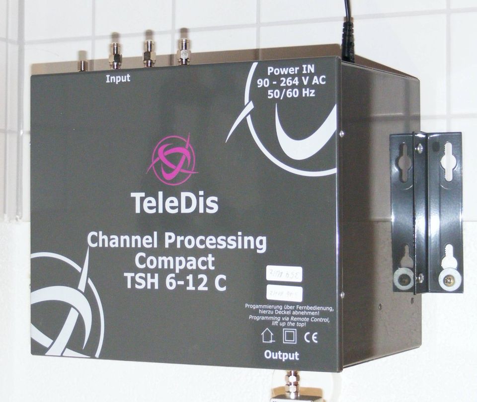 TeleDis TSH 6-12 G Grundeinheit Kopfstation 4x S2->C Modulen in Wilhelmsdorf