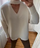 ZARA Strickpullover Rollkragenpullover V-Ausschnitt weiß Creme Nordrhein-Westfalen - Rheine Vorschau