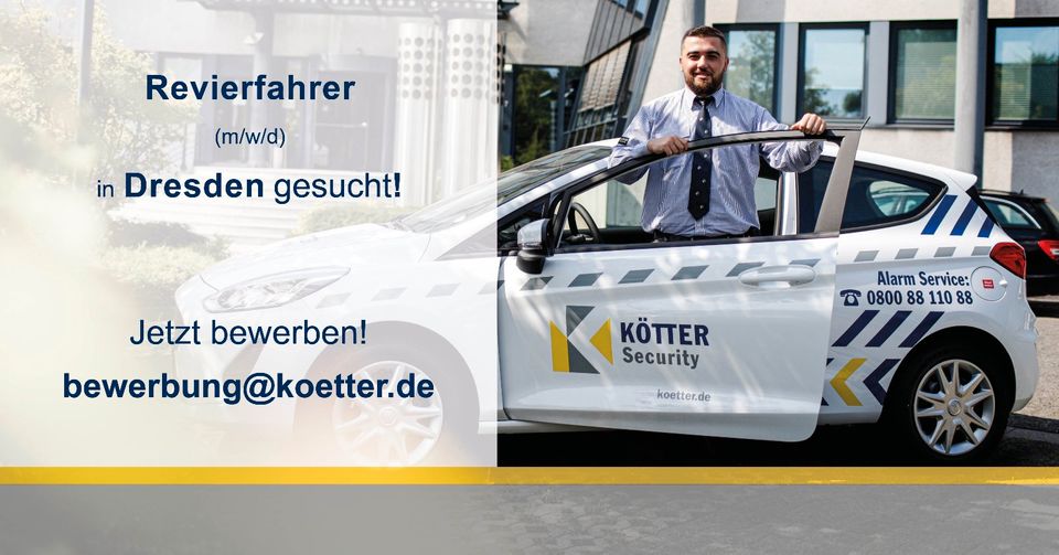 Revierfahrer & Sicherheitsmitarbeiter (m/w/d) §34a - in Dresden in Dresden