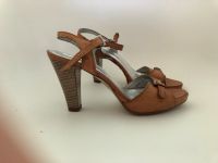 high heel sandaletten, pumps, leder, braun m etikett Schleswig-Holstein - Grande Vorschau