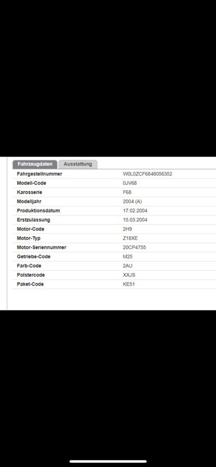 Opel Vectra c gts 1.8 l SILBER Schlachtfest Ersatzteile in Marl