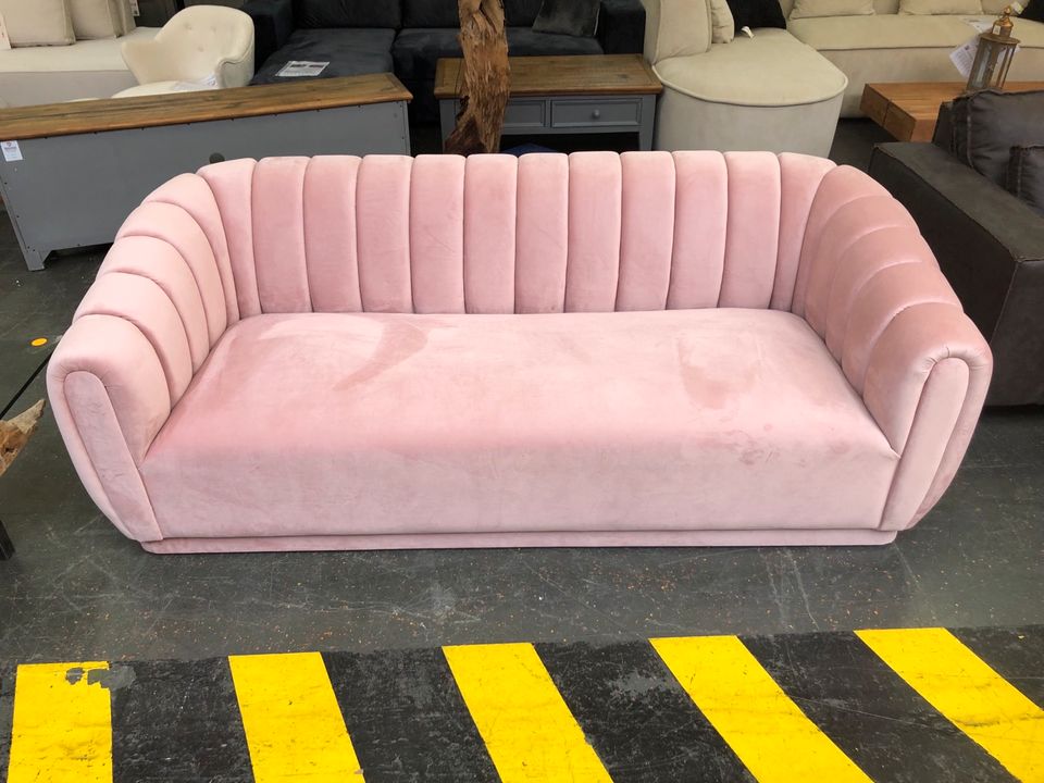 NEU! Sofa, 3-Sitzer, Samtsofa, Pink, Couchgarnitur, Samt, Couch in Bremen