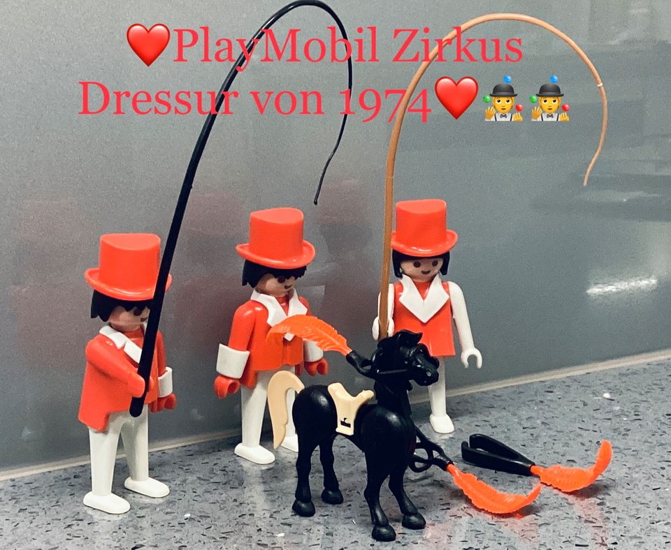 Playmobil Geobra Vintage Alt Pferde Dressur & 3 Dompteuren 1974❤️ in Hannover