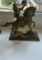Messing Figur Französisch Antik Reiter mit Adler Friedrichshain-Kreuzberg - Kreuzberg Vorschau