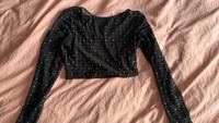 SHEIN Oberteil Gr. S schwarz Silber transparent bauchfrei Bayern - Schwarzenbruck Vorschau