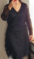 Ms mode Spitzenkleid,  Wickelkleid Gr xl/48, schwarz, gefüttert Niedersachsen - Aurich Vorschau
