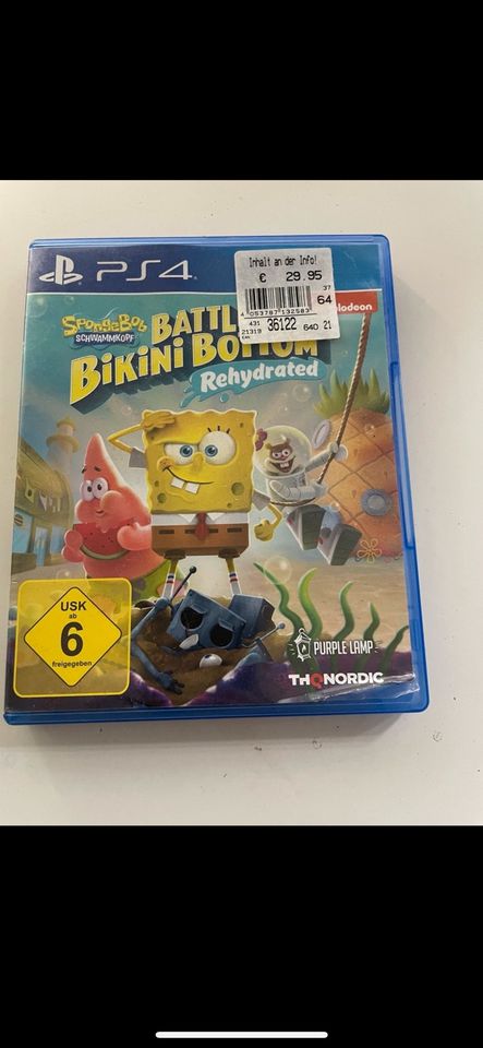 PS4 Spiel, Sponge Bob in Kleinmachnow