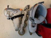 K2 Inlineskates (trage Gr 38), Schoner/Protektoren und Tasche Essen - Essen-Kettwig Vorschau