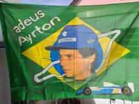 Ayrton Senna Adeus Original 1994 Flaggenbanner 130 cm x 96 cm Hessen - Mühlheim am Main Vorschau