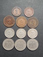 Lot Münzen Kaiserreich 1912, 1 Pfennig bis 10 Pfennig Thüringen - Rudolstadt Vorschau