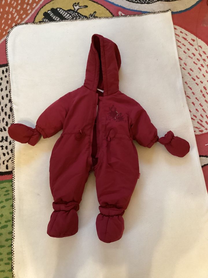 Schneeanzug Größe 62 Kleinkinder / Babys rot dicker Anzug Winter in Diekholzen