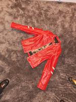 Gipsy Lederjacke neu rot Niedersachsen - Hilkenbrook Vorschau